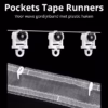 Pockets Tape Runners Wave Runners voor Electrify24 Gordijnrail
