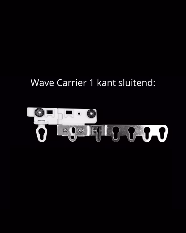 Wave Carriers voor Electrify24 Gordijnrail