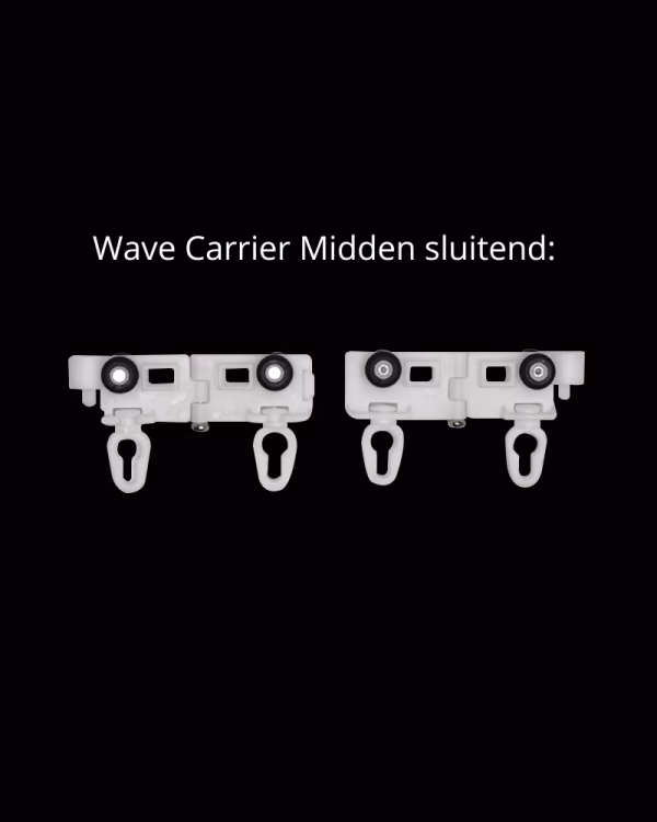 Wave Carriers voor Electrify24 Gordijnrail